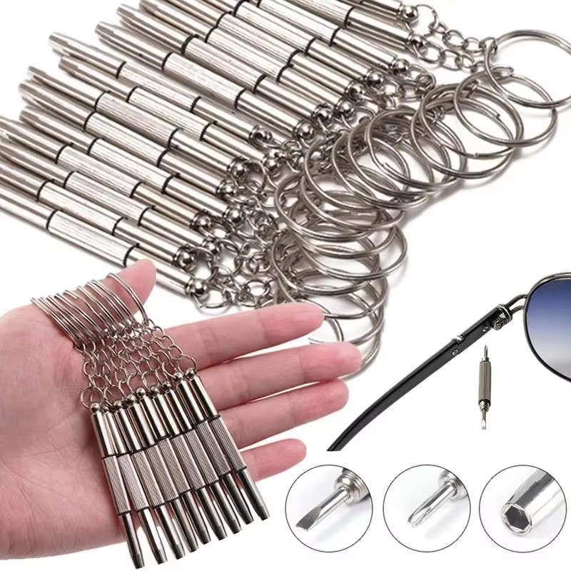 Watch Tool Repair Kit - 2-12 Buah Obeng Kacamata Kit Perbaikan