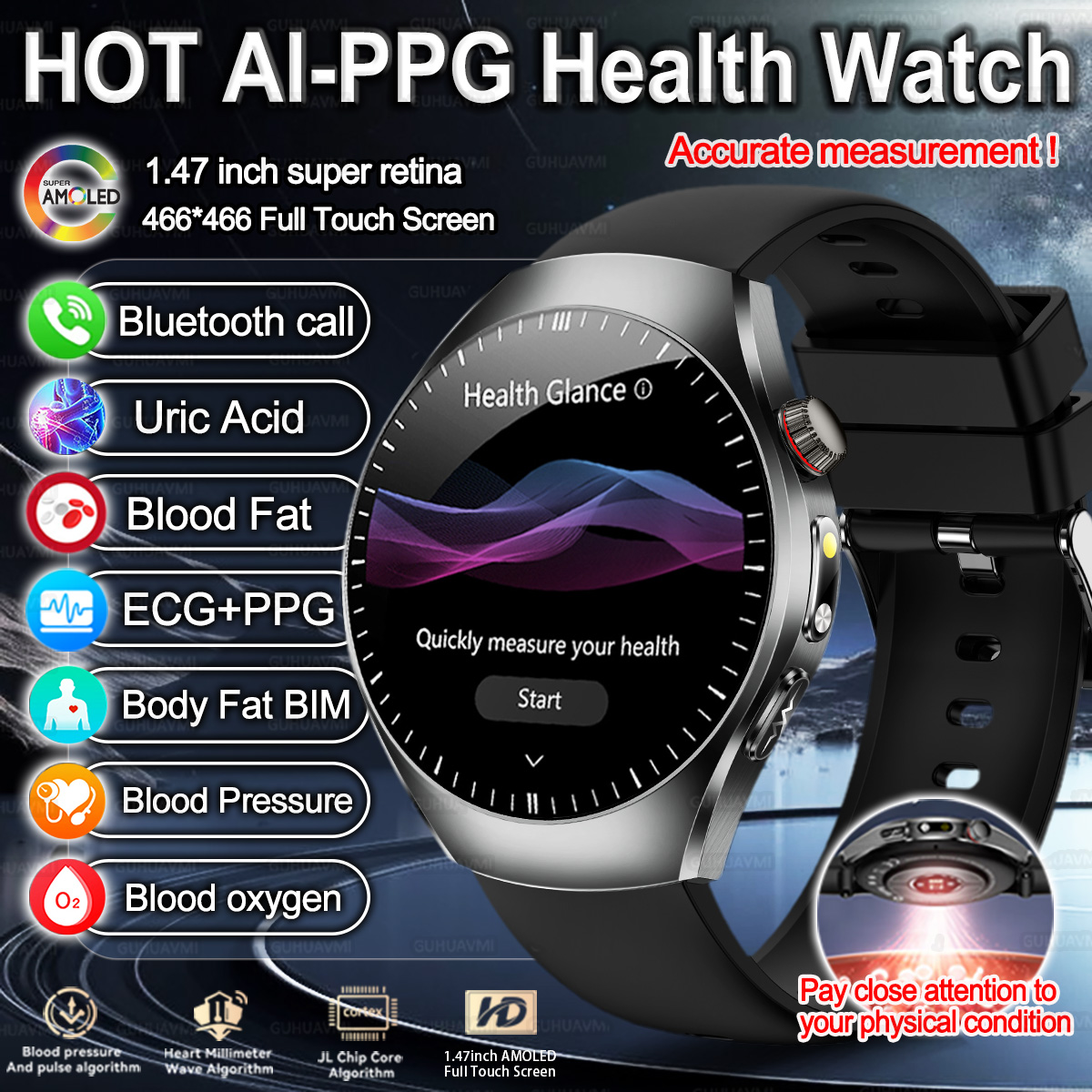 Smartwatch Branded Watches For Women - Jam Tangan Pintar New Brand 2026