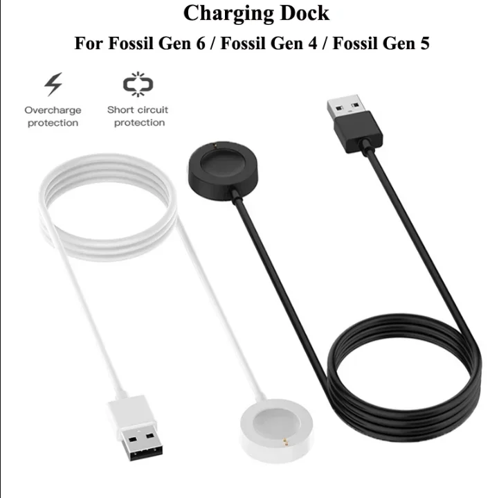 Fossil Watches Smartwatch Charger - Dok Pengisi Daya Magnetik USB Cepat