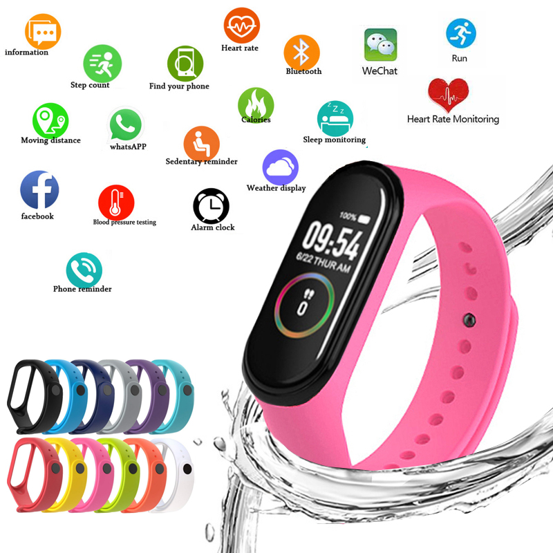 Smartwatch Branded Watches For Women - M4 Jam Tangan Pintar Gelang Olahraga