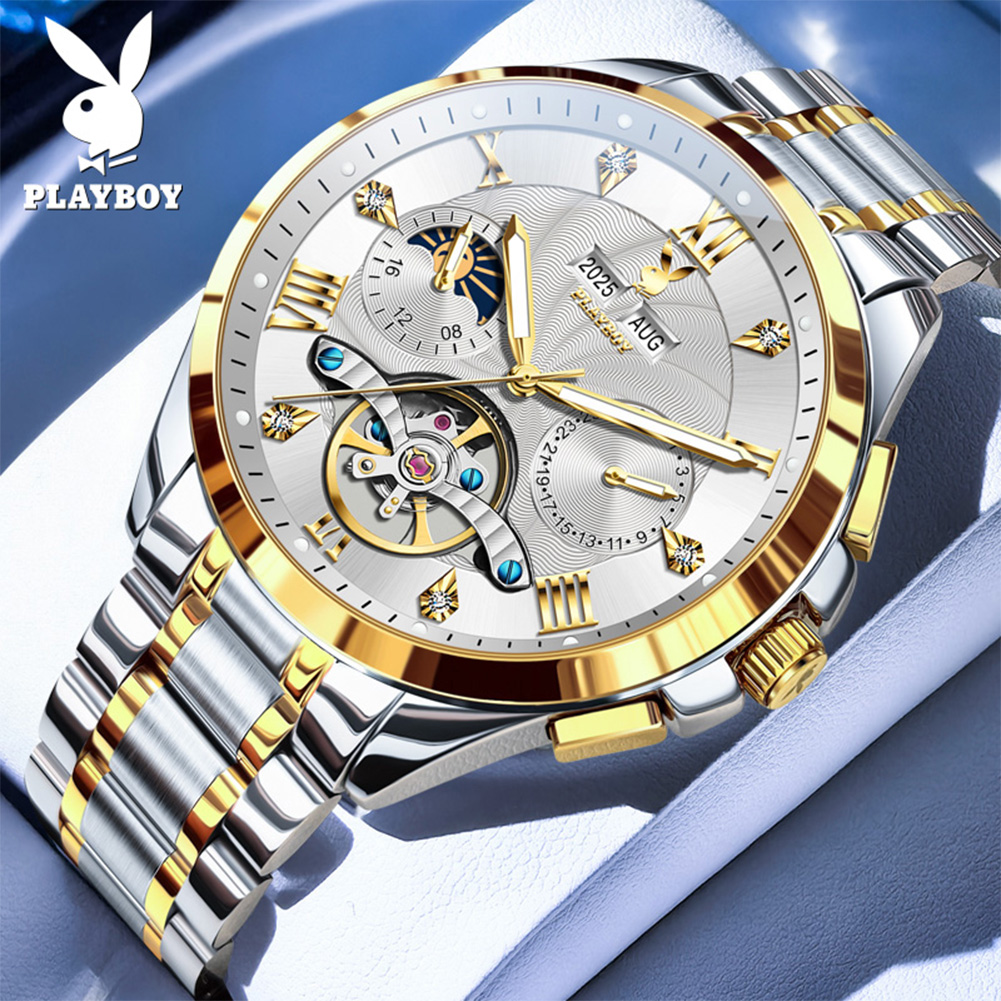 Rolex Watch Daytona - PLAYBOY 3090 Jam Tangan Mekanis Otomatis