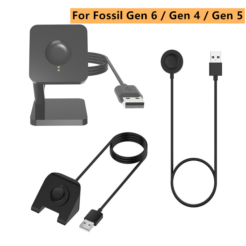 Fossil Watches Smartwatch Charger - 1M Dock Pengisi Daya Isi Daya
