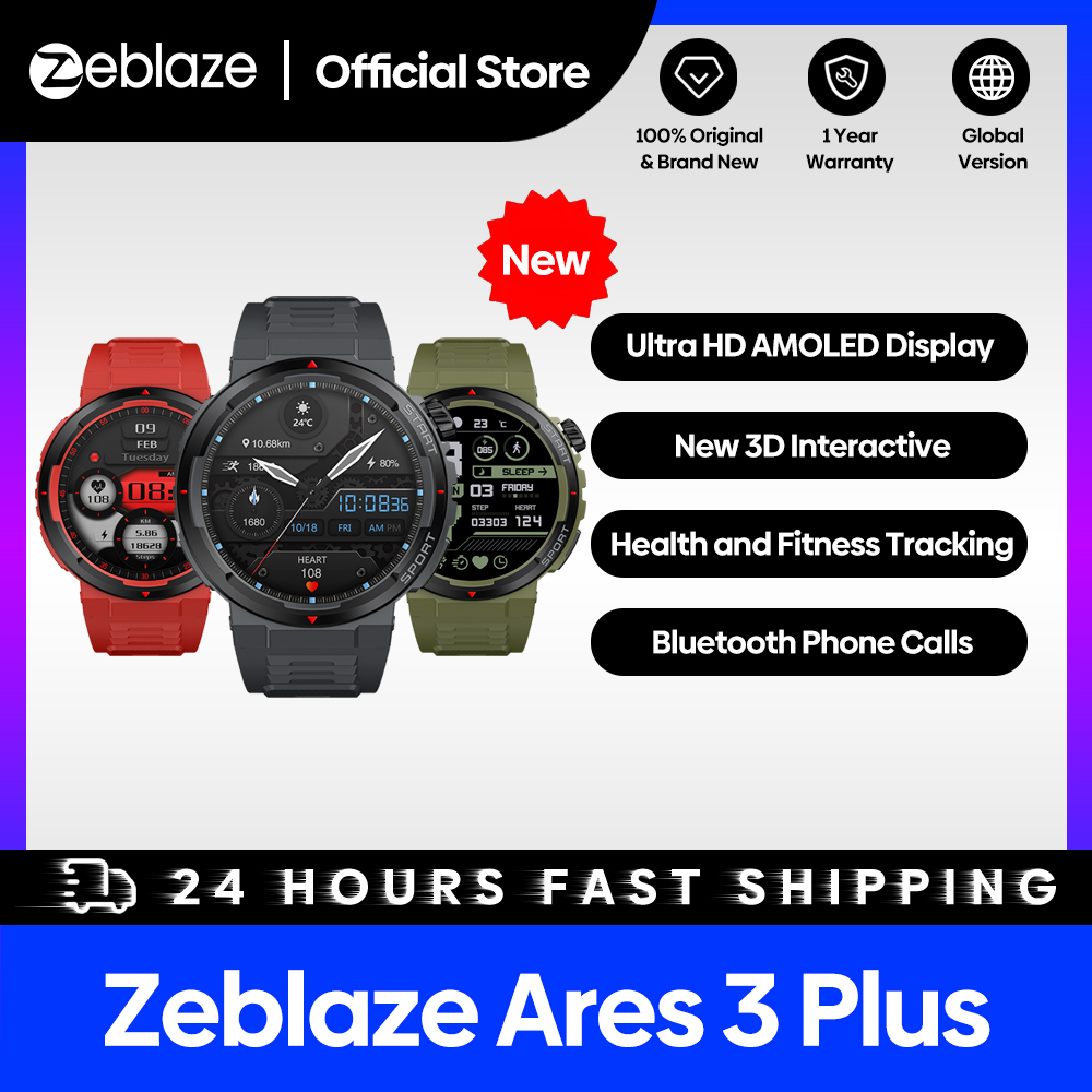 Hybrid Smartwatch - Zeblaze Ares 3 Plus jam tangan