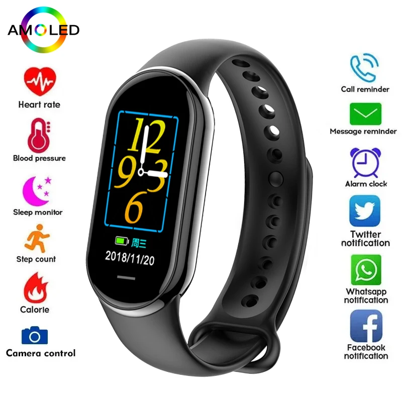 Smartwatch New Watches 2025 - Jam Tangan Pintar M8 Band Kecil