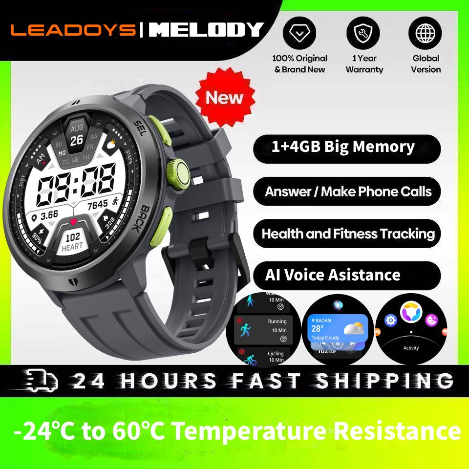Smartwatch Running Watches For Men - LEADOYS C33 Jam Tangan Pintar dengan