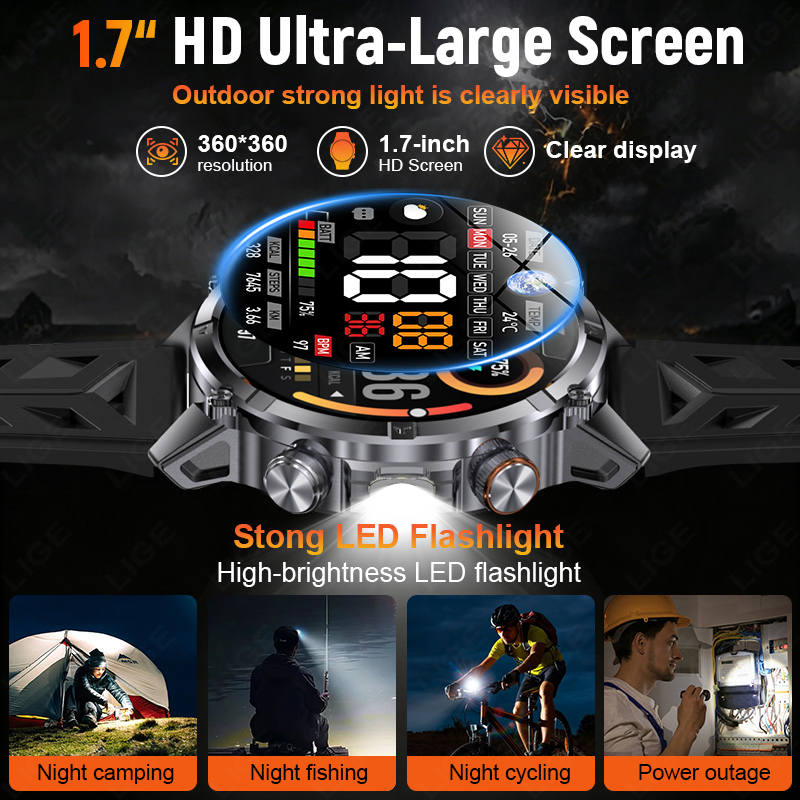 Jam Tangan Pintar Pria untuk A - Smartwatch Running Watches For Men ulasan dan harga