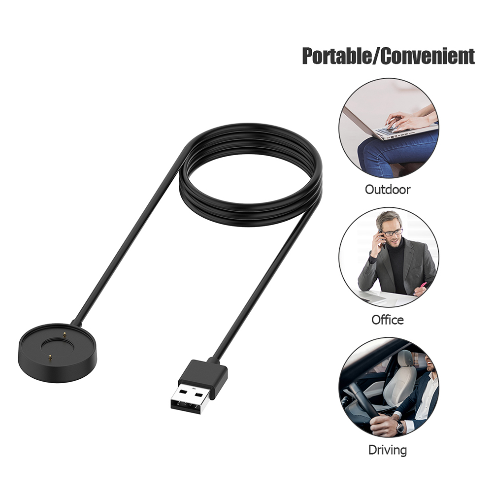 Kabel Pengisi Daya USB 3 Kaki  - Fossil Watches Smartwatch Charger ulasan dan harga