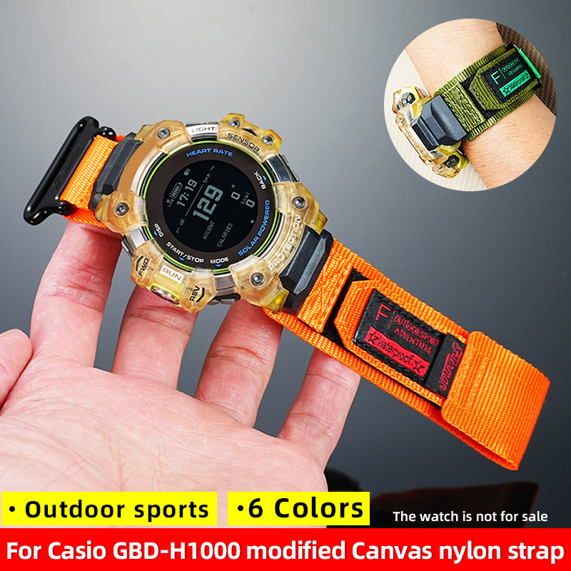 GBD H1000 Tali Jam Tangan Kanv - Smartwatch Casio Watches For Men ulasan dan harga