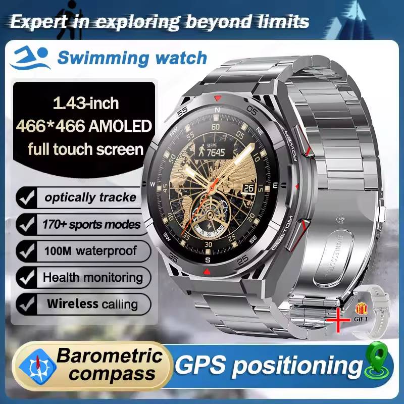 Jam Tangan Pintar Pria Leadoys - Smartwatch Watches Best Gift For Men ulasan dan harga