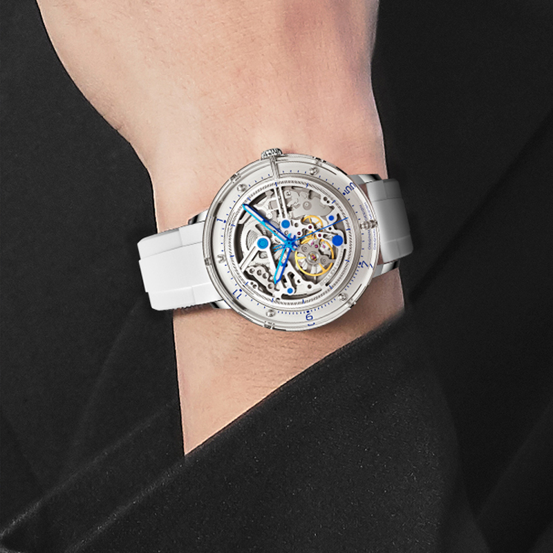 Jam Tangan Mekanis Pria Baru y - Skeleton Mechanical Watch ulasan dan harga