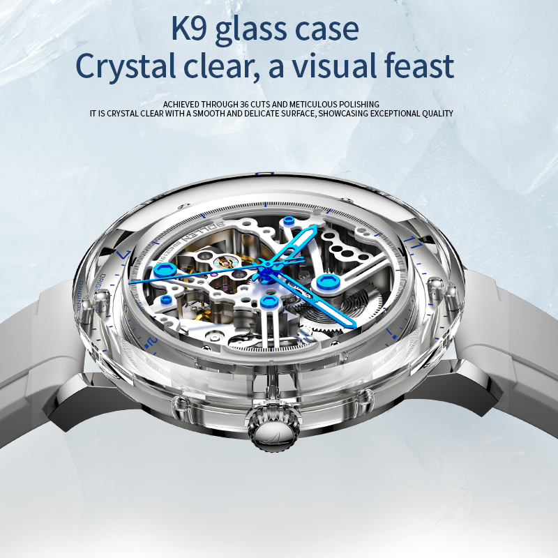 Jam Tangan Mekanis Pria Baru y - Skeleton Mechanical Watch ulasan dan harga