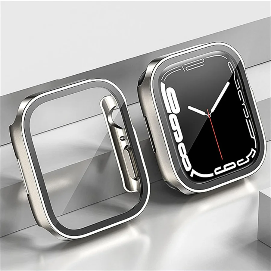 Kaca + penutup untuk Apple Wat - Smartwatch Watches For Girls ulasan dan harga