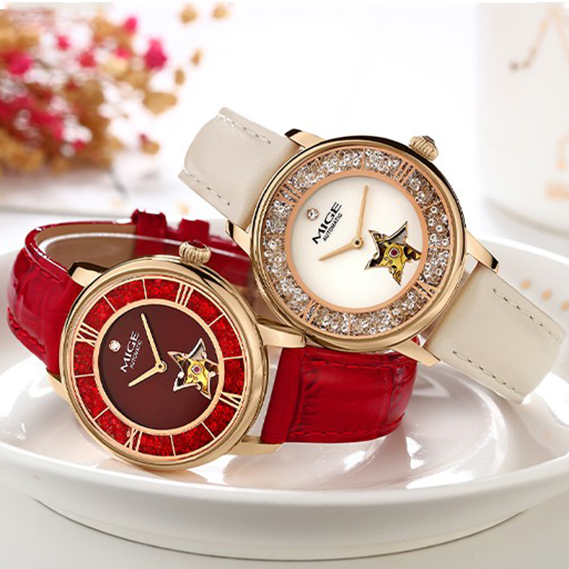 MIGE Jam Tangan Otomatis Skele - Skeleton Mechanical Watch ulasan dan harga