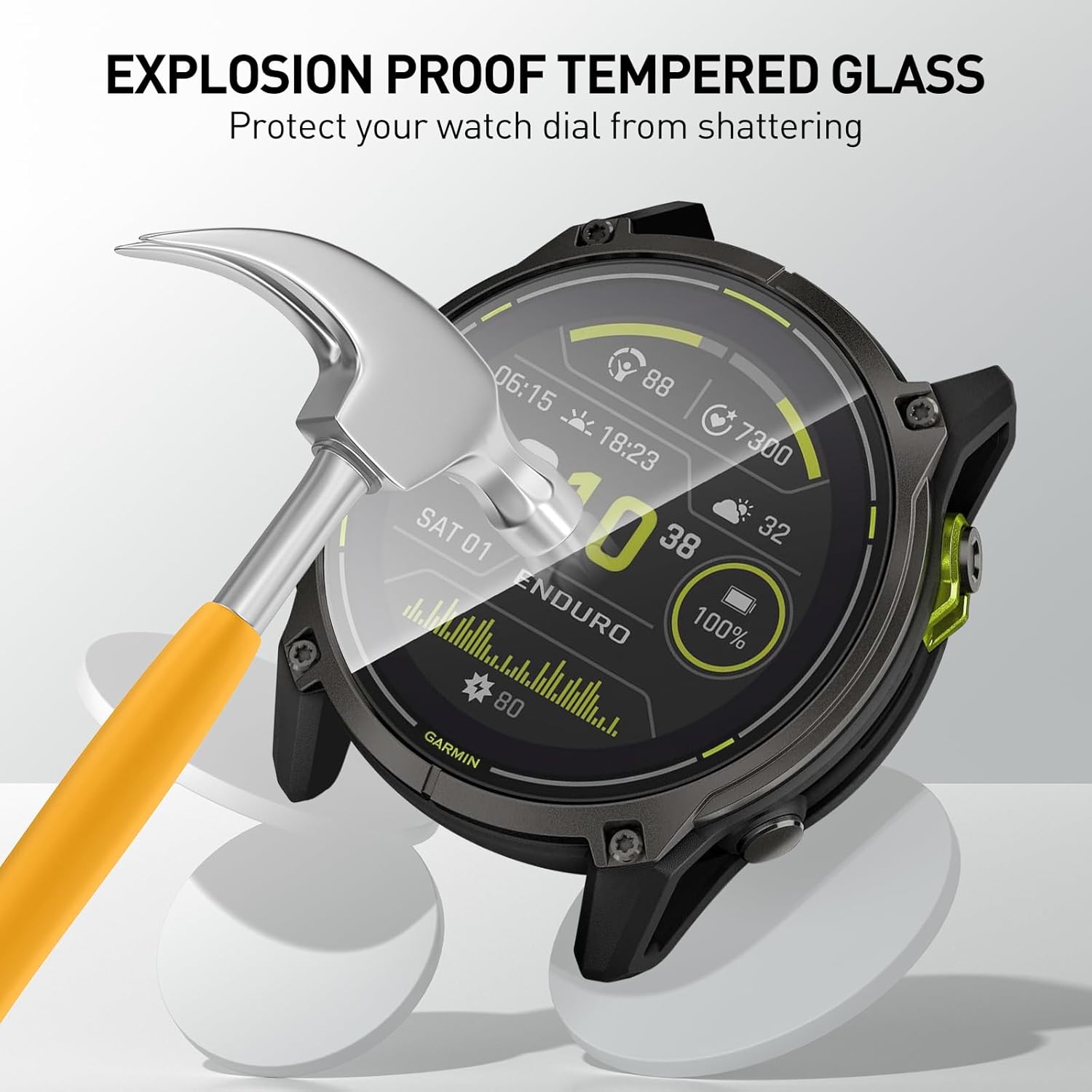 Film Kaca Tempered untuk Garmi - Smart Watch Screen Protector ulasan dan harga