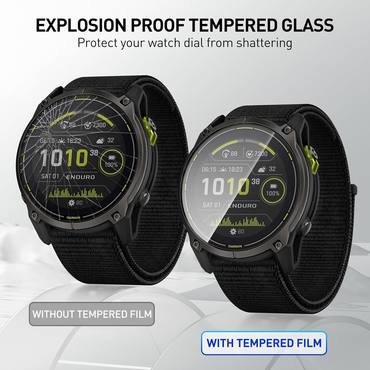 Film Kaca Tempered untuk Garmi - Smart Watch Screen Protector ulasan dan harga