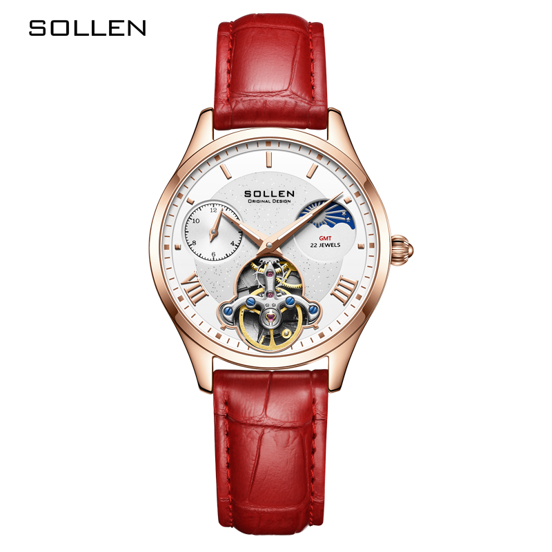 Jam Tangan Wanita Mekanis Otom - Skeleton Mechanical Watch ulasan dan harga