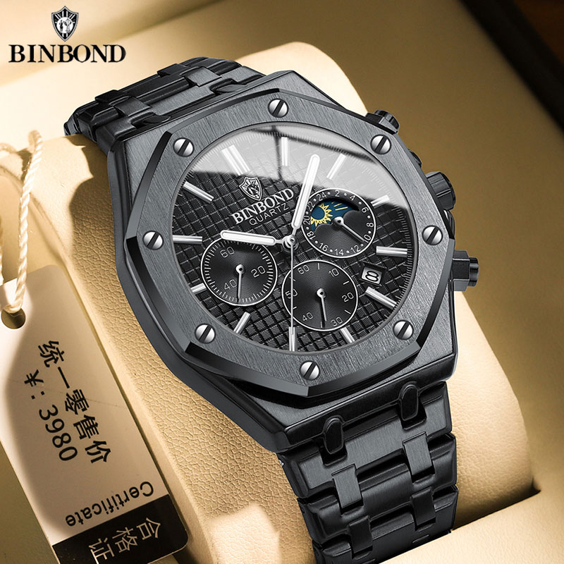 BINBOND jam tangan kuarsa berc - Rolex Watch Daytona ulasan dan harga