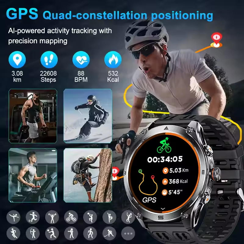 Jam Tangan Pintar Sport Kelas  - Smartwatch Running Watches For Men ulasan dan harga