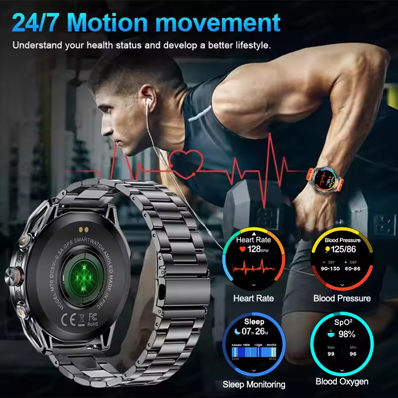 Jam Tangan Pintar Sport Kelas  - Smartwatch Running Watches For Men ulasan dan harga