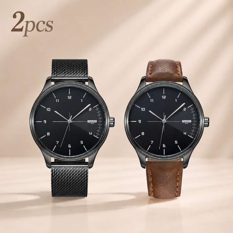 2 Buah Jam Tangan Bisnis Pria  - Smartwatch Watches Best Gift For Men ulasan dan harga