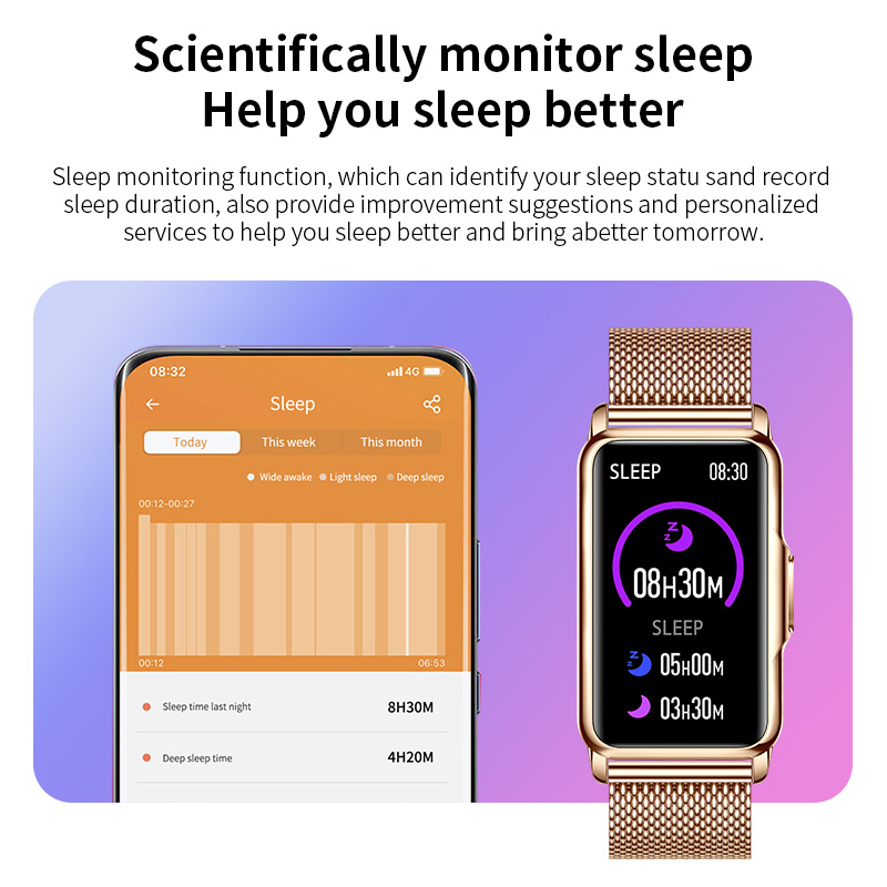 LIGE jam tangan pintar monitor - Smartwatch Branded Watches For Women ulasan dan harga