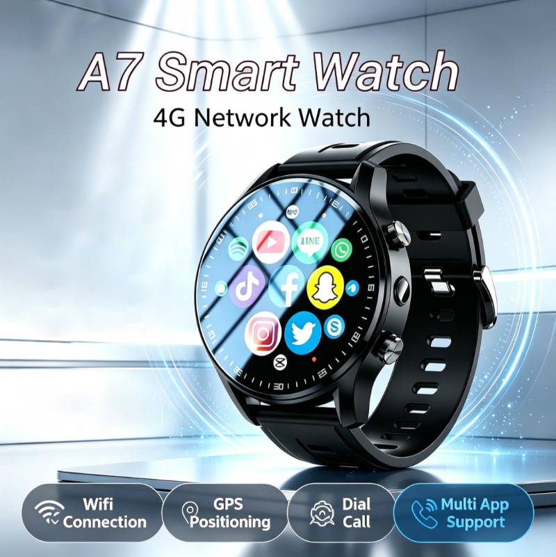 Jam Tangan Pintar Android A7 M - Smartwatch Running Watches For Men ulasan dan harga