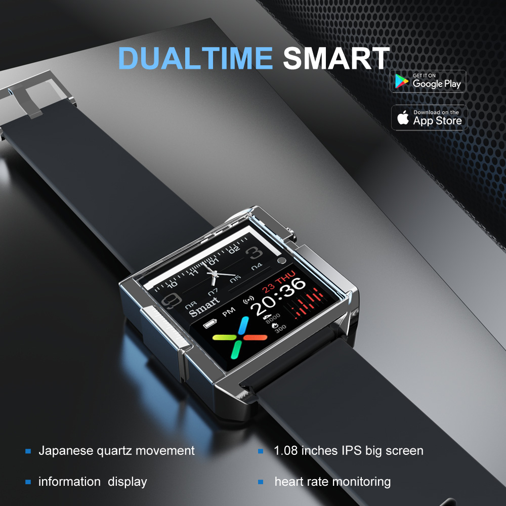 T9 jam tangan cerdas hibrida,  - Hybrid Smartwatch ulasan dan harga