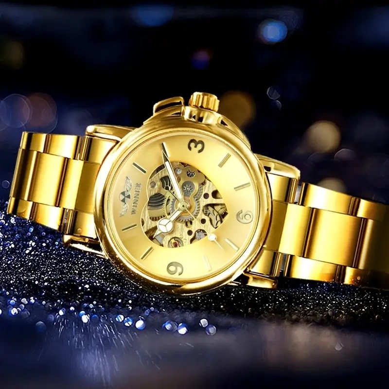 Jam Tangan Mekanis Otomatis Wa - Skeleton Mechanical Watch ulasan dan harga