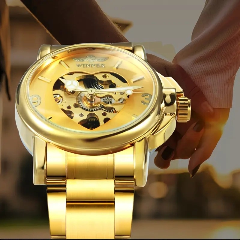 Jam Tangan Mekanis Otomatis Wa - Skeleton Mechanical Watch ulasan dan harga