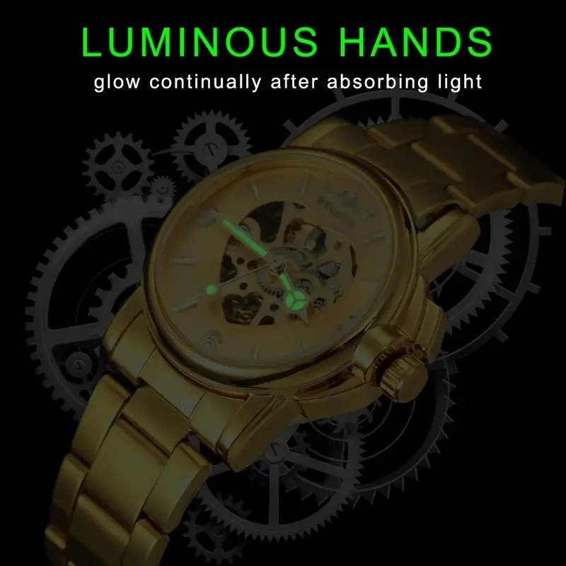 Jam Tangan Mekanis Otomatis Wa - Skeleton Mechanical Watch ulasan dan harga