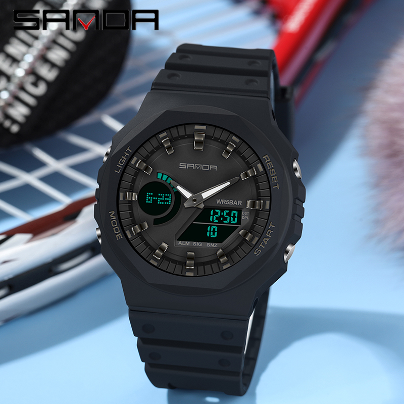 SANDA jam tangan kuarsa LED Di - Seiko Watch 5 Sports ulasan dan harga