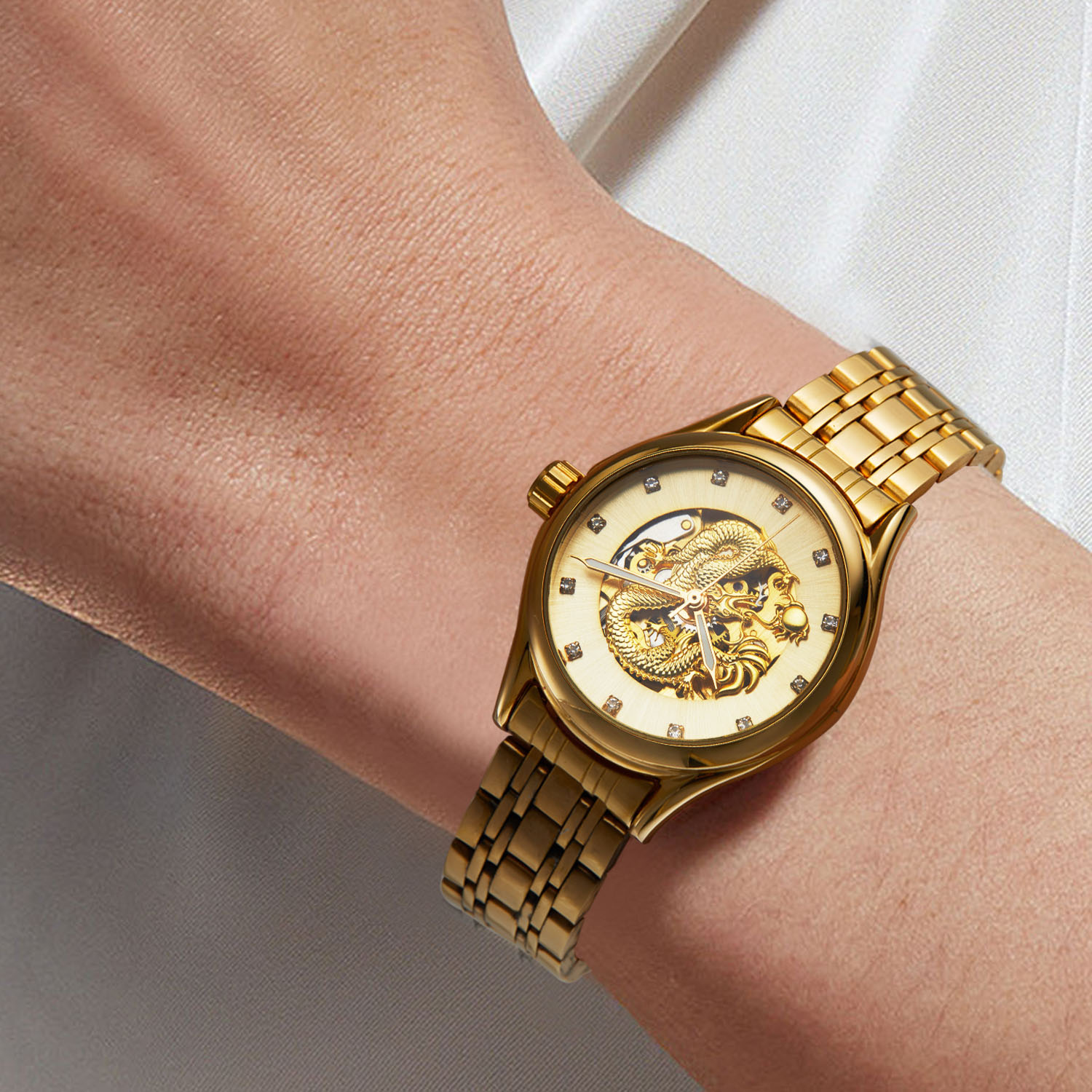 T-WINNER Jam Tangan Wanita Nag - Skeleton Mechanical Watch ulasan dan harga