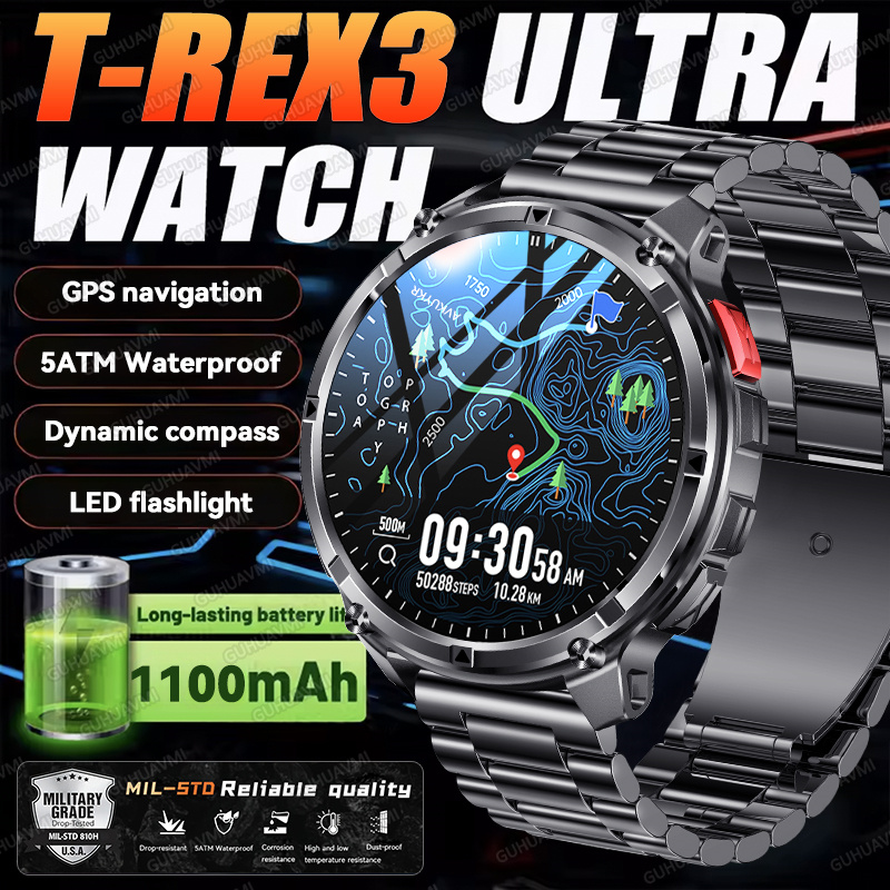 2026 Jam Tangan Pintar Militer - Smartwatch New Watches 2025 ulasan dan harga