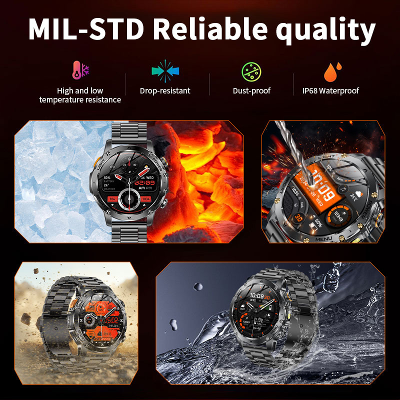 Jam Tangan Pintar Baterai 1000 - Smartwatch Running Watches For Men ulasan dan harga