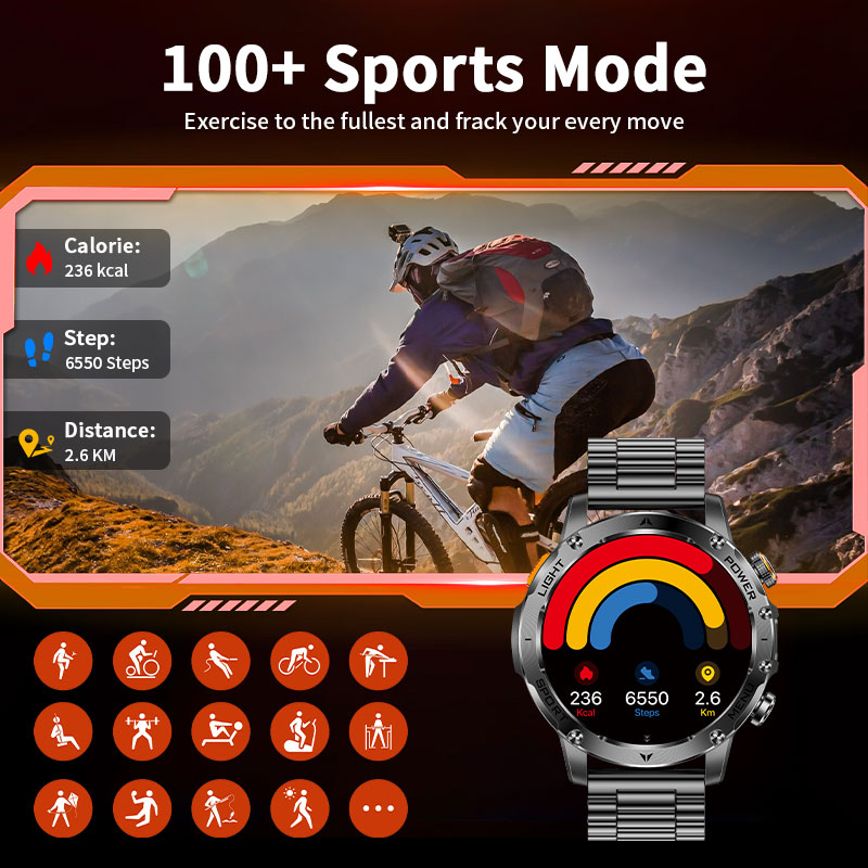 Jam Tangan Pintar Baterai 1000 - Smartwatch Running Watches For Men ulasan dan harga