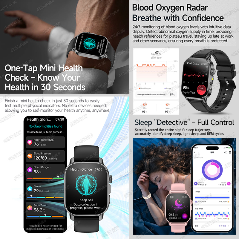 Jam Tangan Pintar Kesehatan Ba - Smartwatch Watches Gift For Women ulasan dan harga