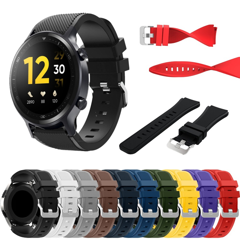 Tali Silikon 22Mm untuk Jam Re - Watch S Realme ulasan dan harga
