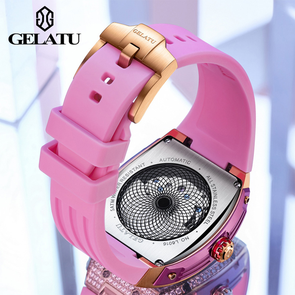 Jam tangan wanita GELATU canti - Skeleton Mechanical Watch ulasan dan harga