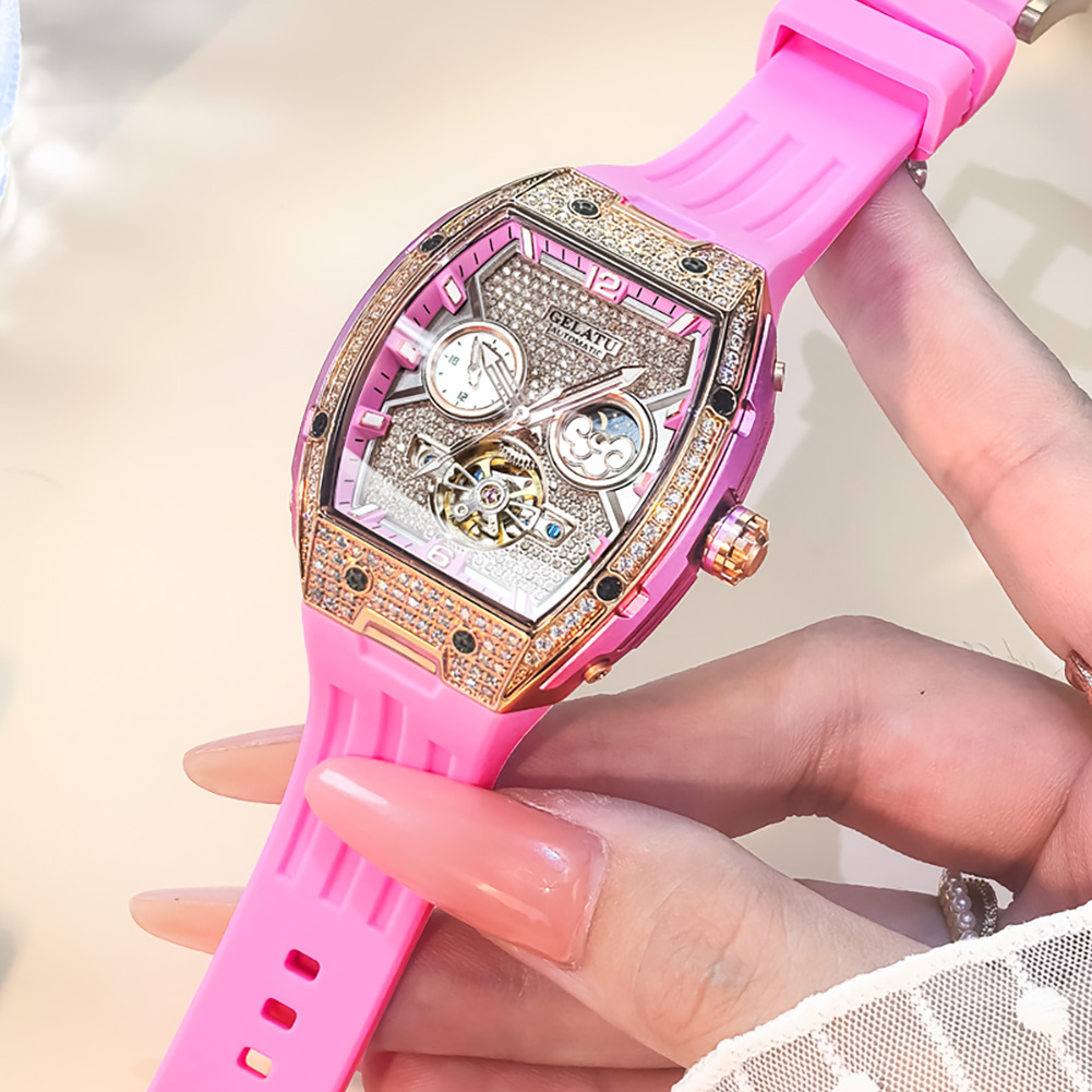 Jam tangan wanita GELATU canti - Skeleton Mechanical Watch ulasan dan harga