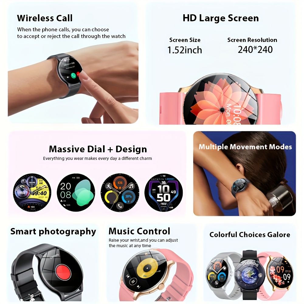 LAXASFIT Jam Tangan Pintar Out - Smartwatch Watches Gift For Women ulasan dan harga