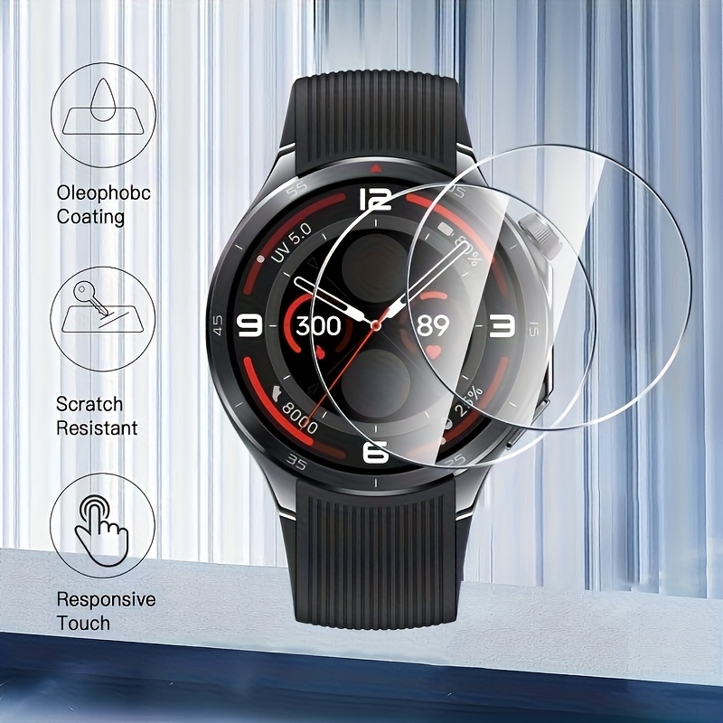 3 Buah Pelindung Layar Kaca Te - Smart Watch Screen Protector ulasan dan harga