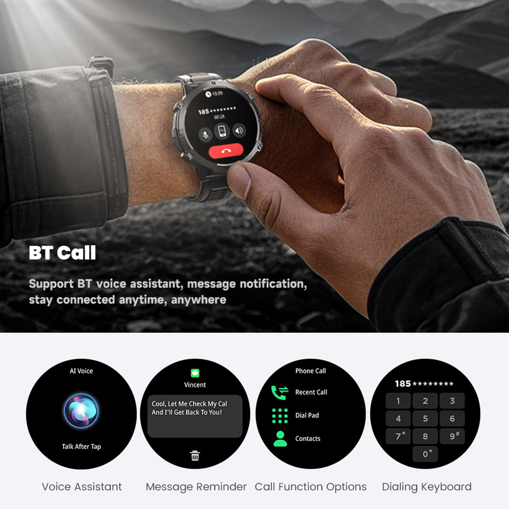 Jam Tangan Pintar Pria Militer - Smartwatch New Watches 2025 ulasan dan harga