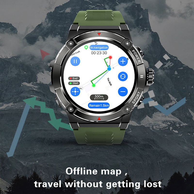 Jam tangan pintar GPS pria, ar - Smartwatch Online Watches For Men ulasan dan harga
